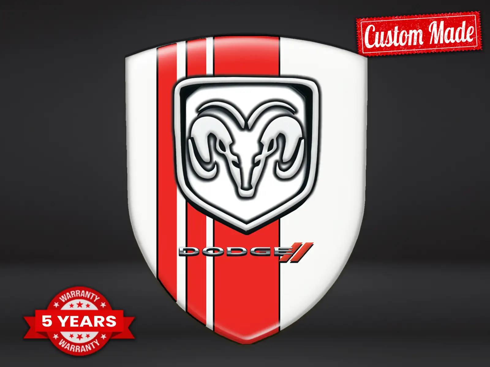 Dodge Autoembleme Robust Hochwertig Professionell Z